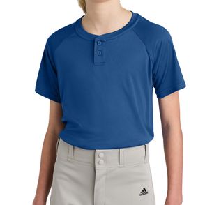 Sport-Tek Kids PosiCharge Competitor 2-Button Henley