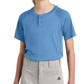 Sport-Tek Kids PosiCharge Competitor 2-Button Henley