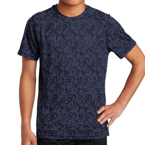 Sport-Tek Kids Digi Camo Tee