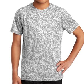 Sport-Tek Kids Digi Camo Tee