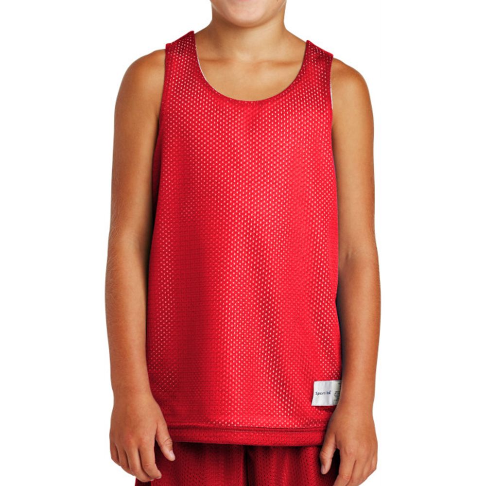 Sport-Tek Youth PosiCharge Classic Mesh Reversible Tank