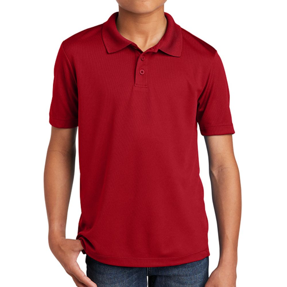 Sport-Tek Kids PosiCharge RacerMesh Polo