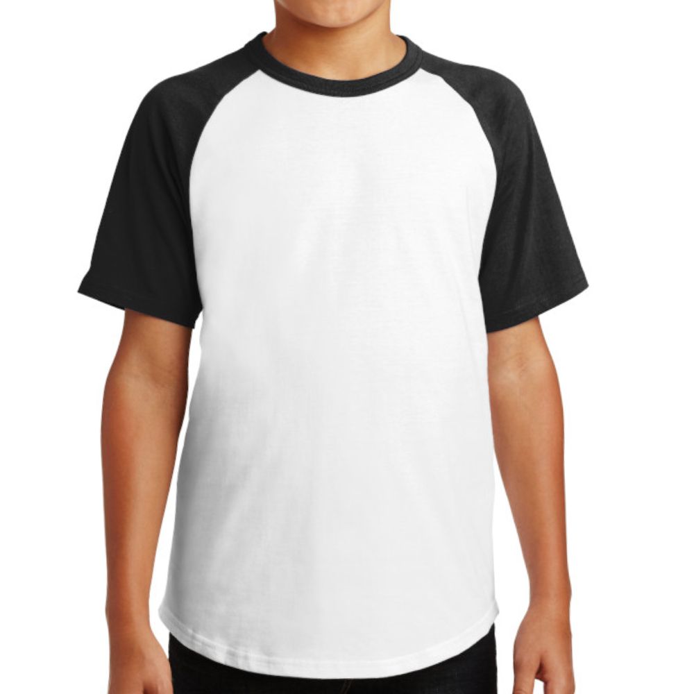 Sport-Tek Youth Short Sleeve Colorblock Raglan T-shirt