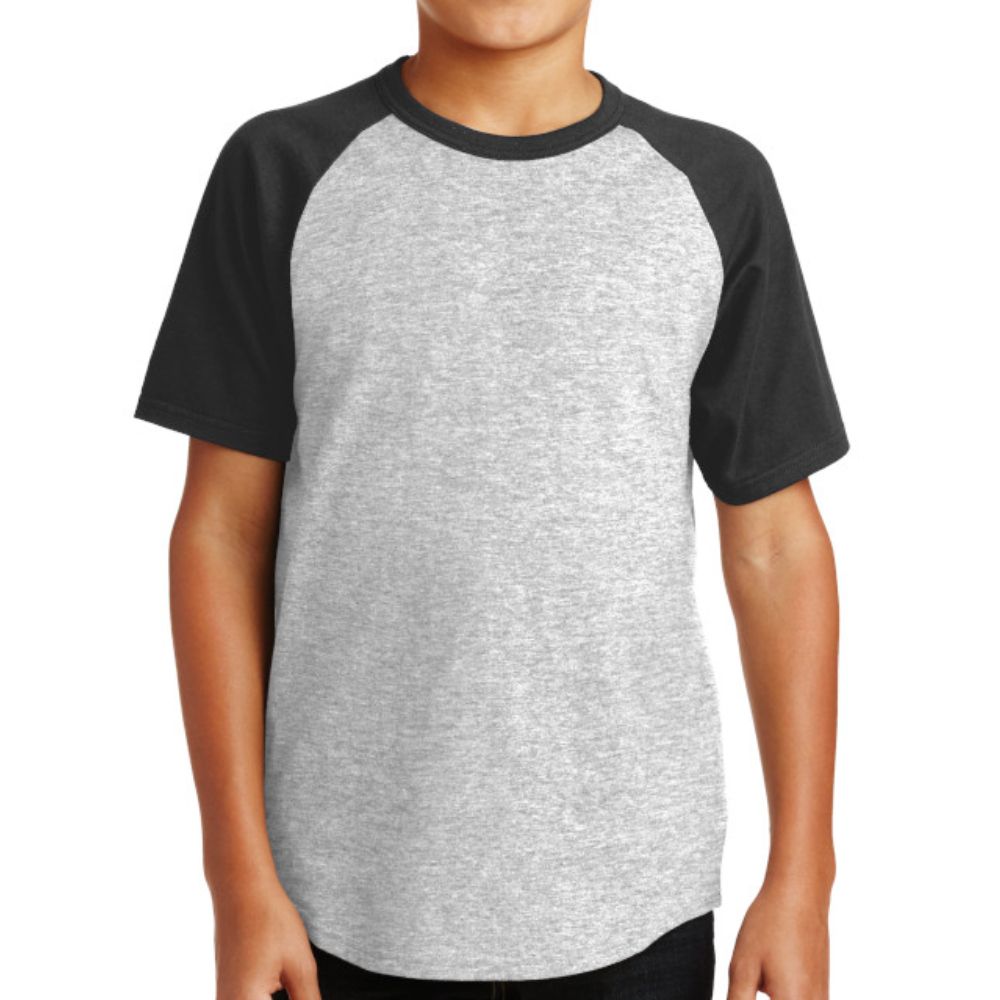 Sport-Tek Youth Short Sleeve Colorblock Raglan T-shirt